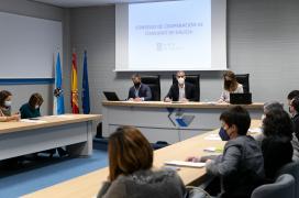 O director xeral de Comercio e Consumo, Manuel Heredia na constitución do Consello  de Cooperación de Consumo de Galicia
