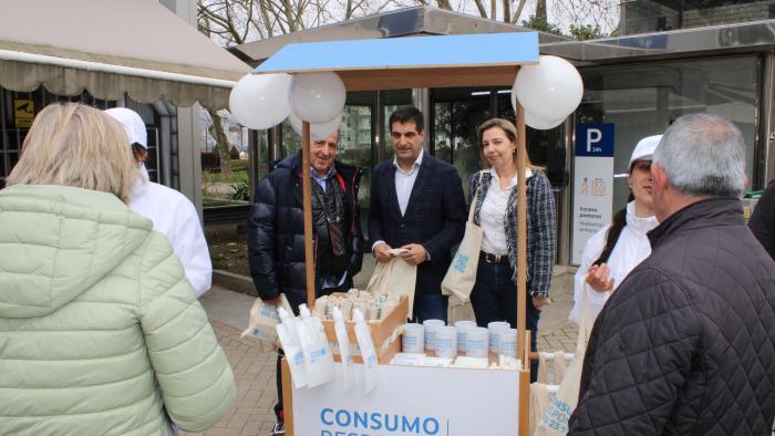 Praza de Abastos de Ourense con motivo do Día Mundial dos Dereitos das Persoas Consumidoras