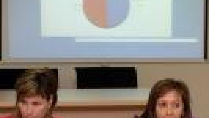 A directora xeral de Comercio e a xerente do IGC, compareceron en rolda de prensa para dar conta das actividades no 2009