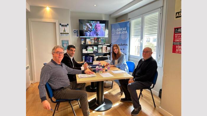 Reunión coa asociación ADICAE GALICIA