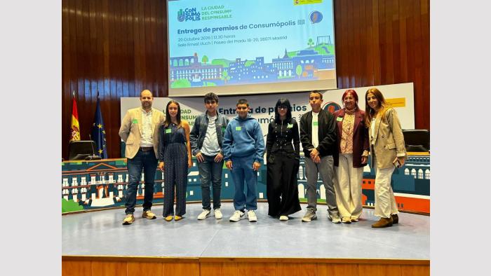 Entrega dos premios da 21ª edición do concurso escolar Consumópolis